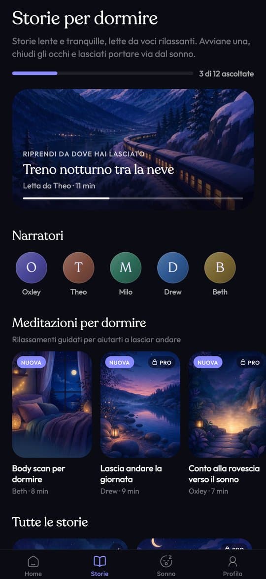 Storie per dormire in Sleepy