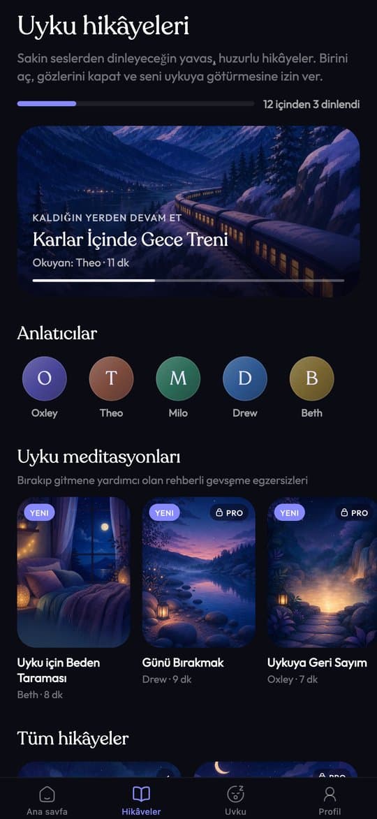 Sleepy'de uyku hikâyeleri